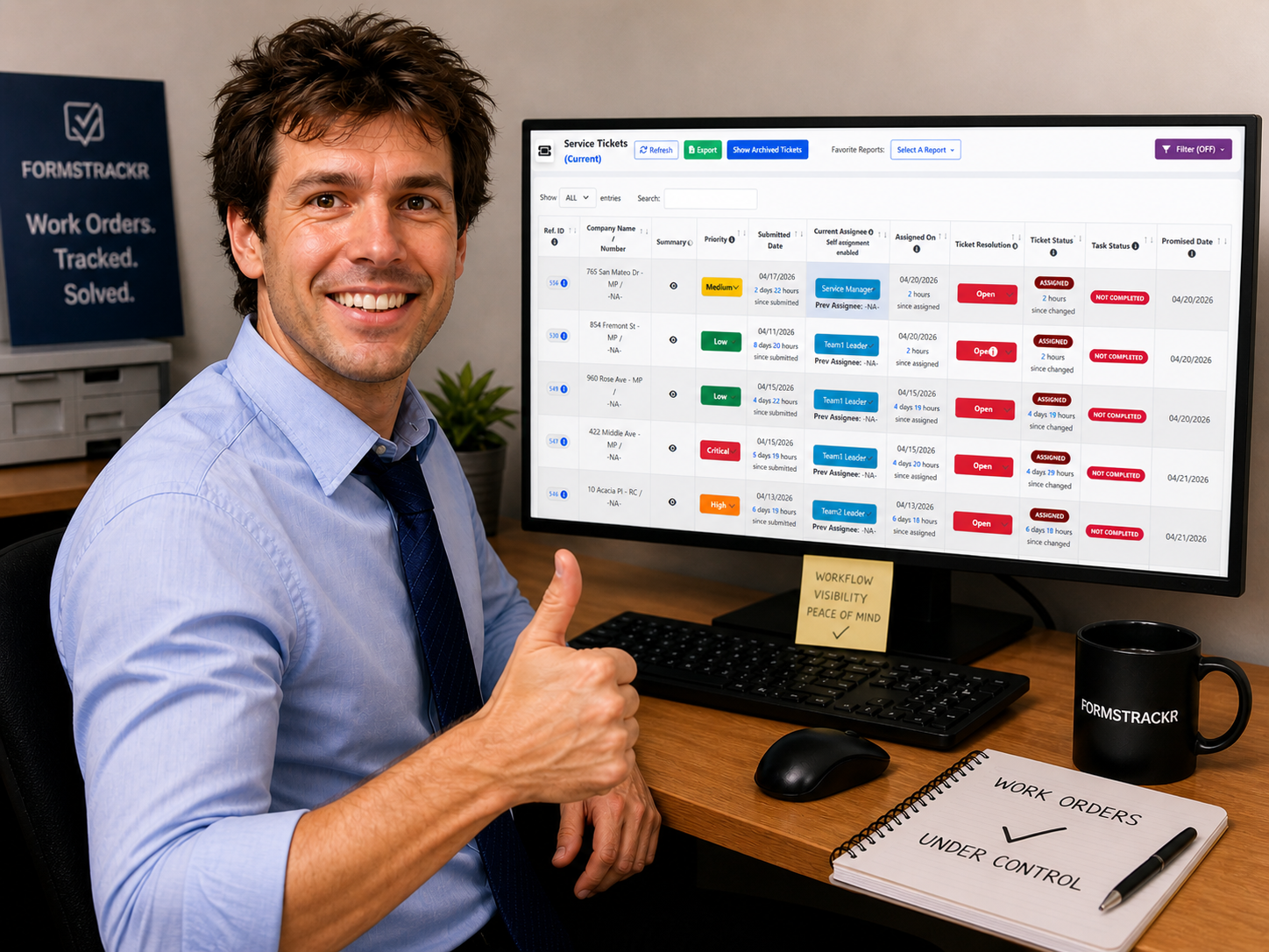 Work Order Frustrated Landscape